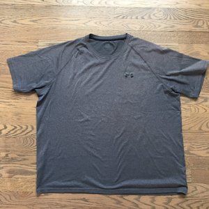 under armour mens 2xl heatgear shirt grey